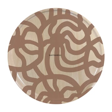 Joonas tray Ø31 cm - Brown - Marimekko