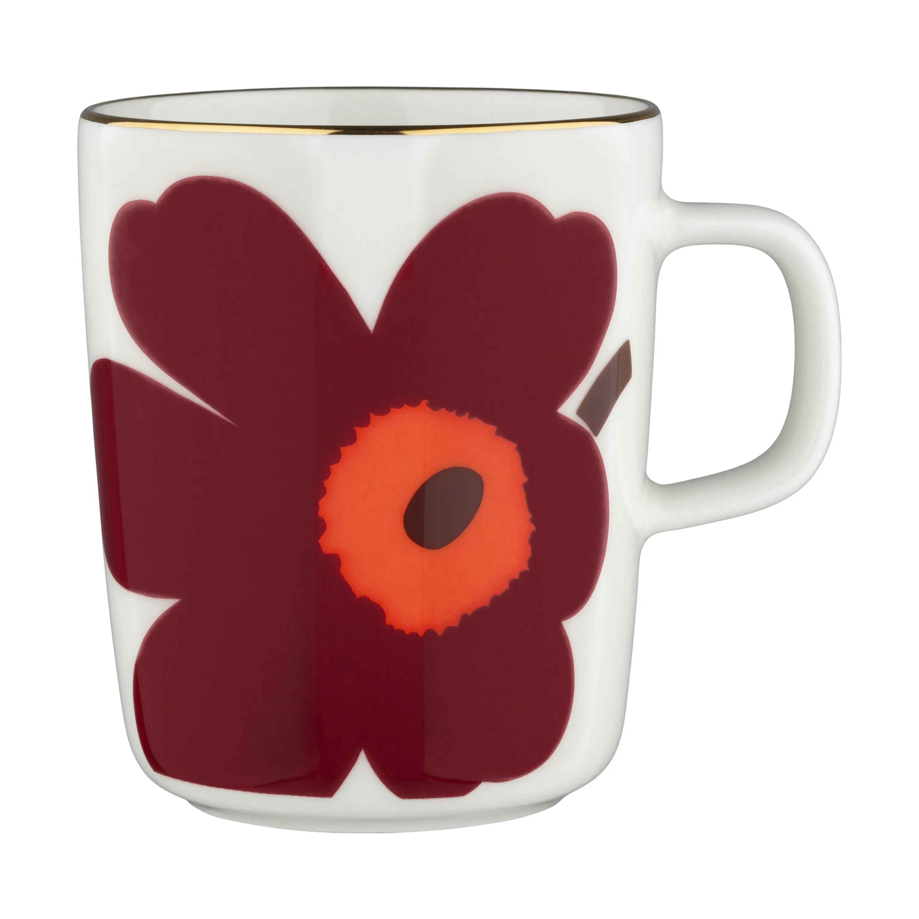 marimekko Kupoli柄　38 美品✨ Marimekko Oiva - Unikko mug, 4 dl, white - clay - powder - red