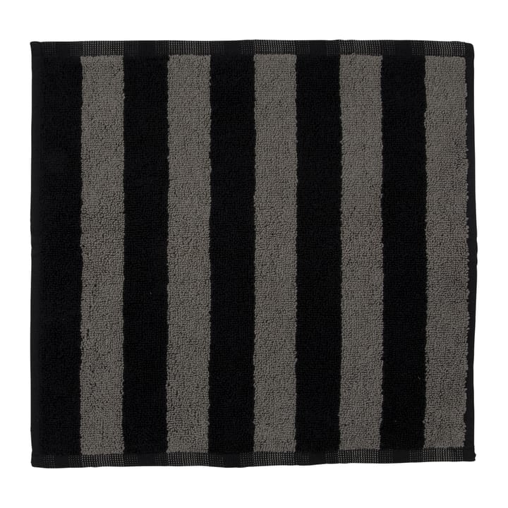 Kaksi Raitaa towel grey-black - 30x30 cm - Marimekko