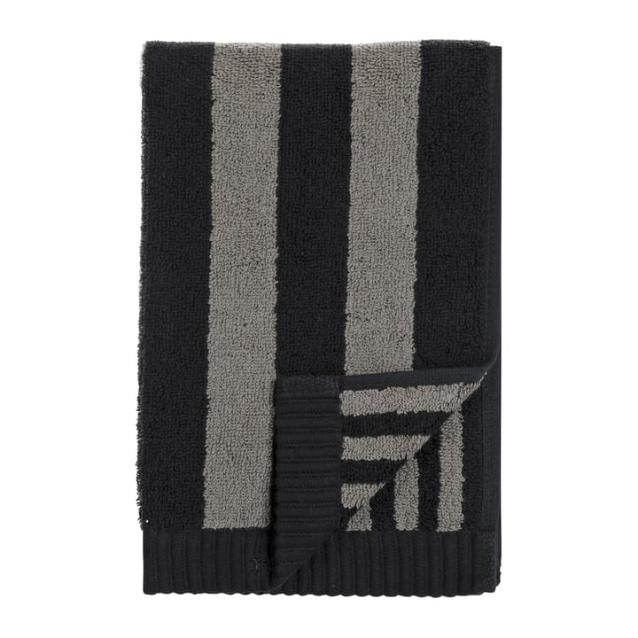 Kaksi Raitaa towel grey-black - 30x50 cm - Marimekko