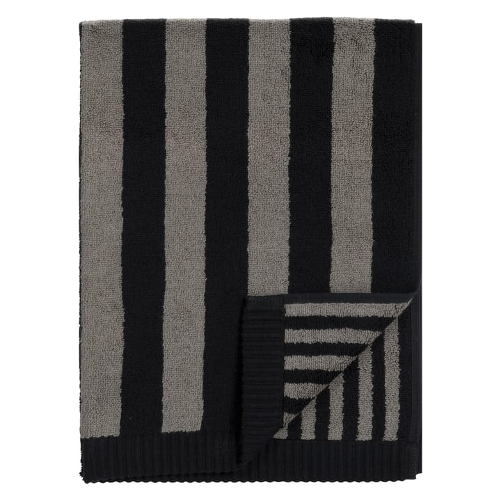Kaksi Raitaa towel grey-black - 50x100 cm - Marimekko