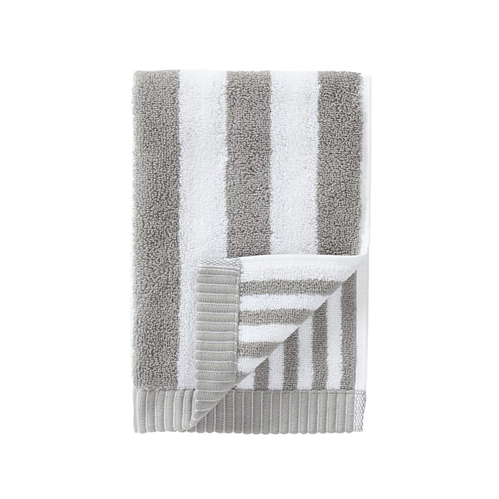 Kaksi Raitaa towel grey, guest towel Marimekko