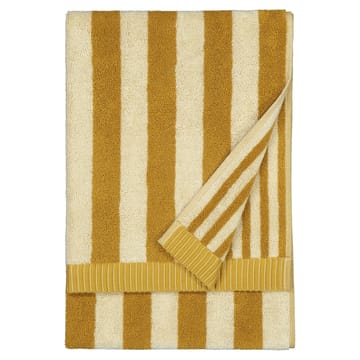 Kaksi Raitaa towel ochre-off white - 50x70 cm - Marimekko