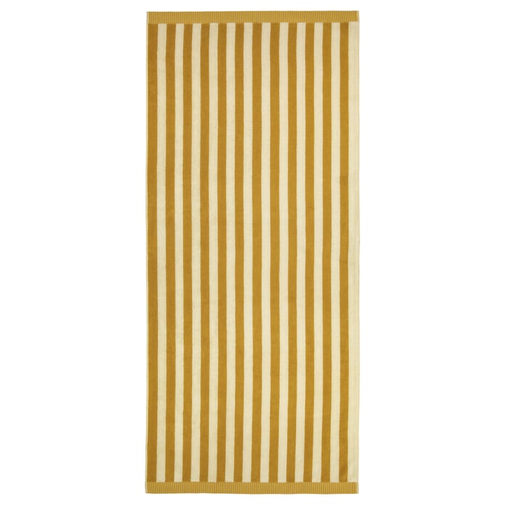 Kaksi Raitaa towel ochre-off white - 70x150 cm - Marimekko
