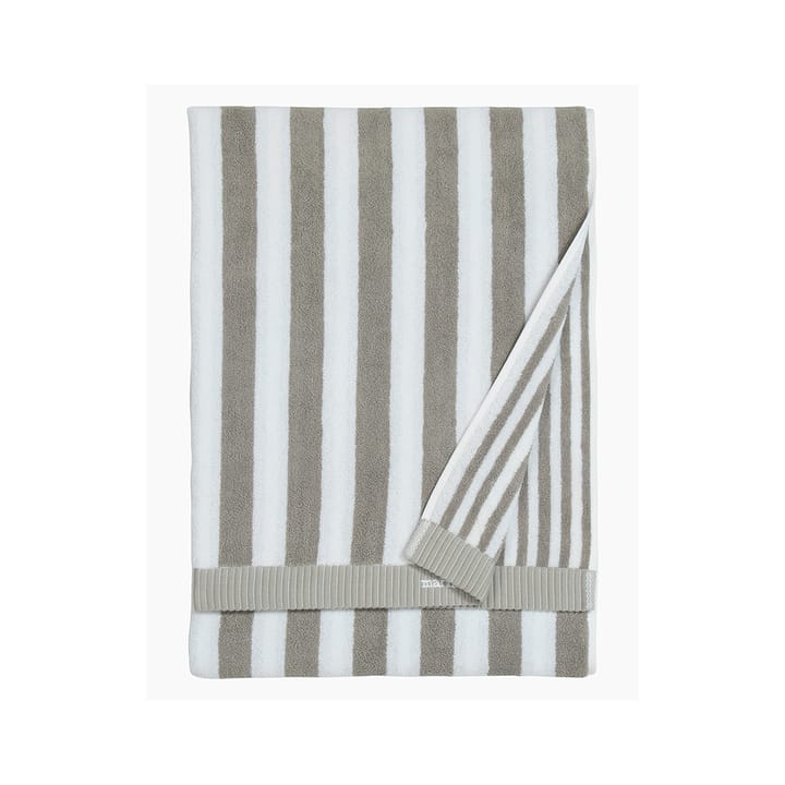 Kaksi Raitaa towel white-grey - 70x150cm - Marimekko