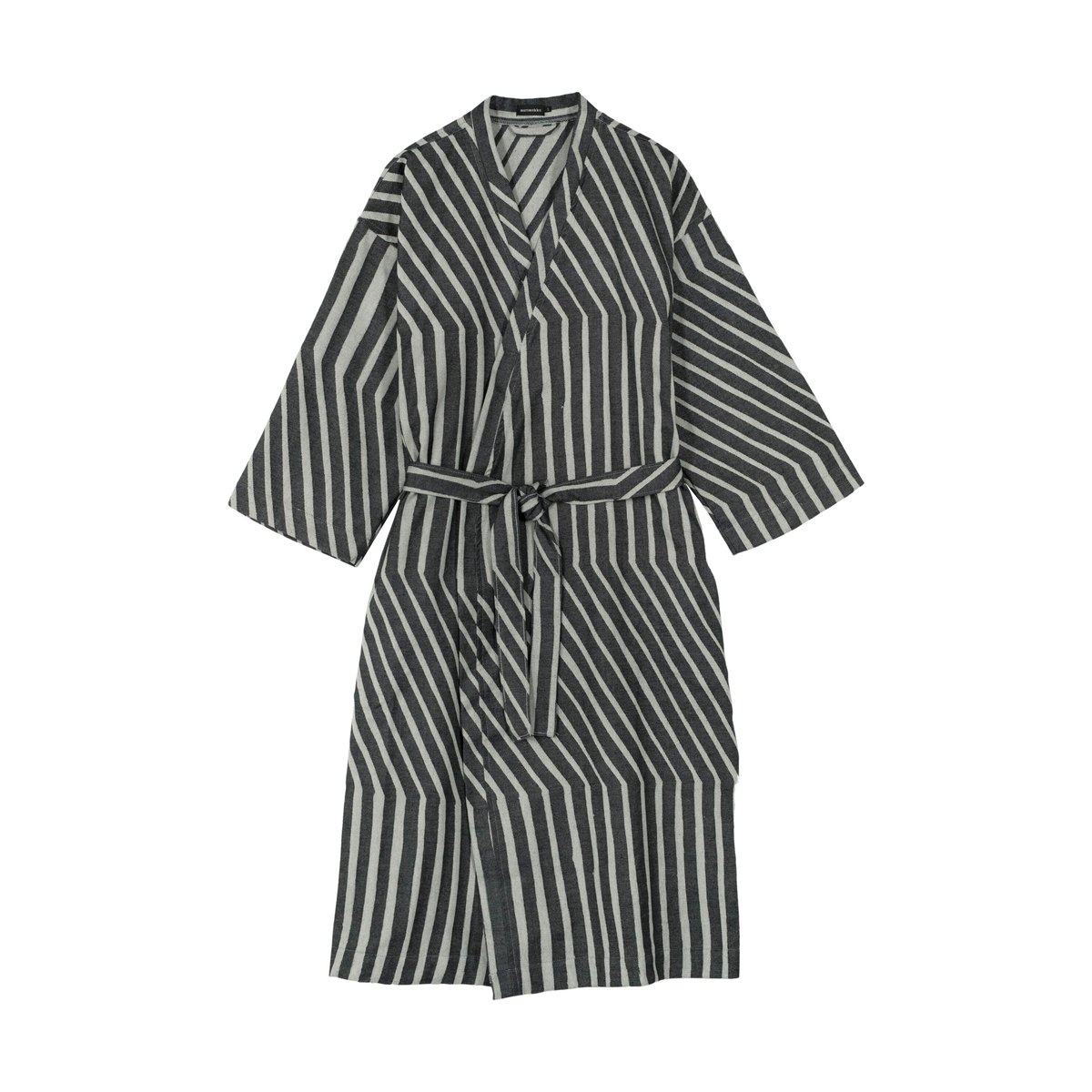 Marimekko Kalasääski bathrobe Off white-charcoal, S/M