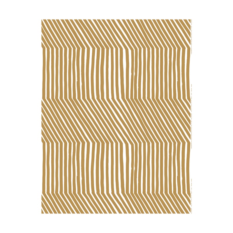 Marimekko Kalasääski cotton fabric White-straw