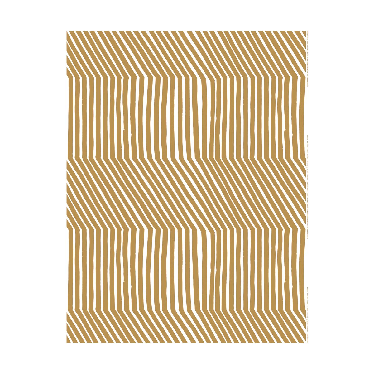 Marimekko Kalasääski cotton fabric White-straw