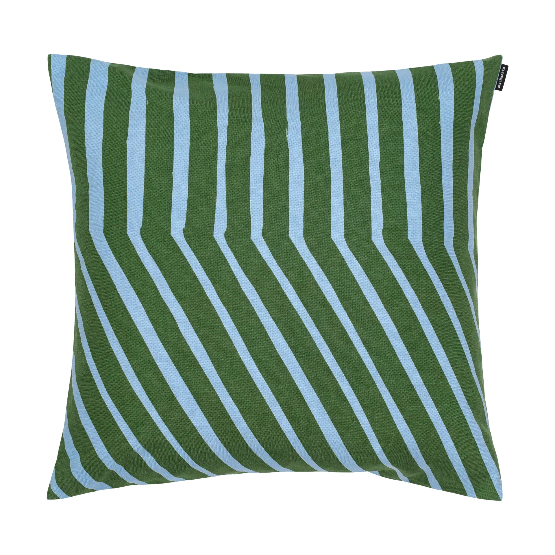 Kalasääski cushion cover 50x50 cm, Forest green-light blue Marimekko