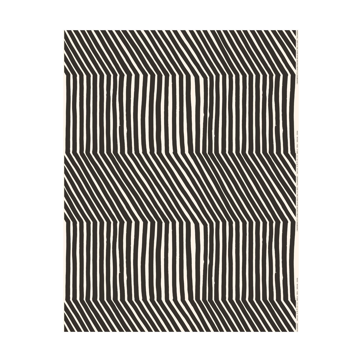 Marimekko Kalasääski oilcloth Cotton-coal | Scandinavian Design | Tablecloths | White