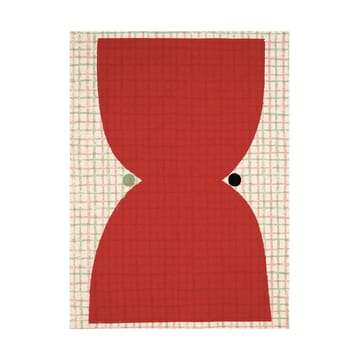 Kalendi & Losange kitchen towel 43x60 cm 2 pieces - Cotton-red-green - Marimekko