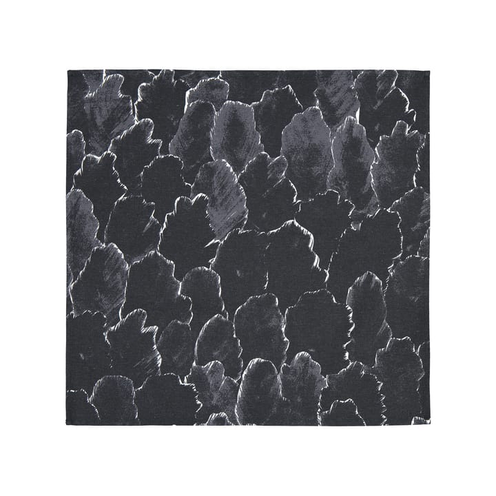 Käpykangas napkin 45x45 cm - dark grey-white - Marimekko