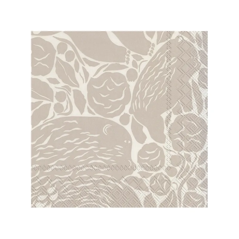 Karhuemo napkin 20-pack, Cream Marimekko