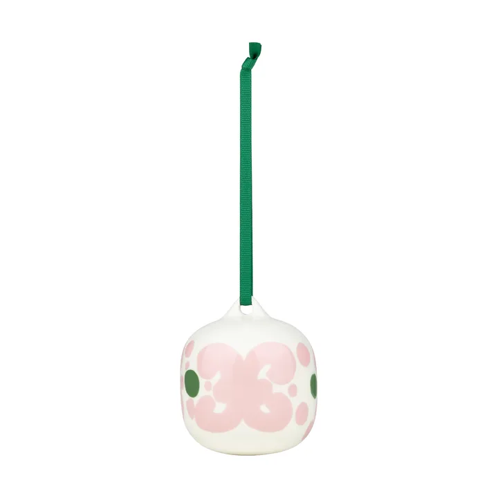 Keidas Christmas bauble - Pink, 7x7 cm - Marimekko