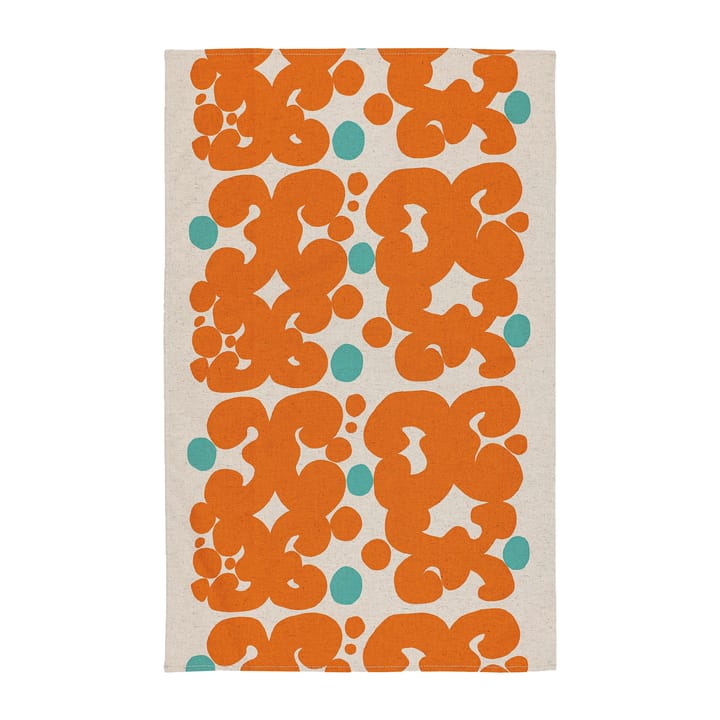 Keidas kitchen towel 43x70 cm - Beige-orange-turquoise - Marimekko