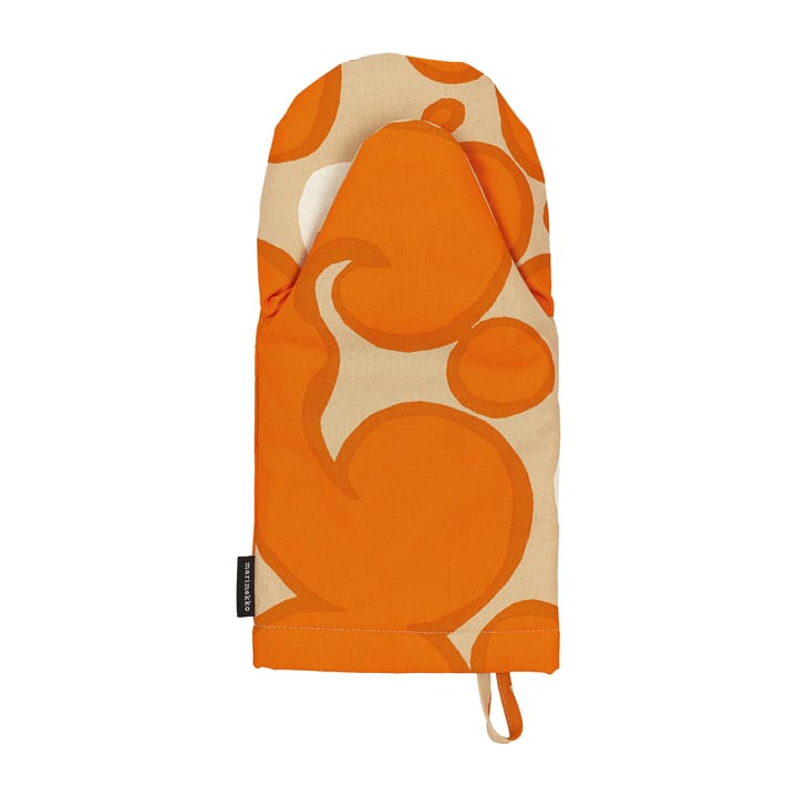 Keidas oven glove - Beige-orange-white - Marimekko