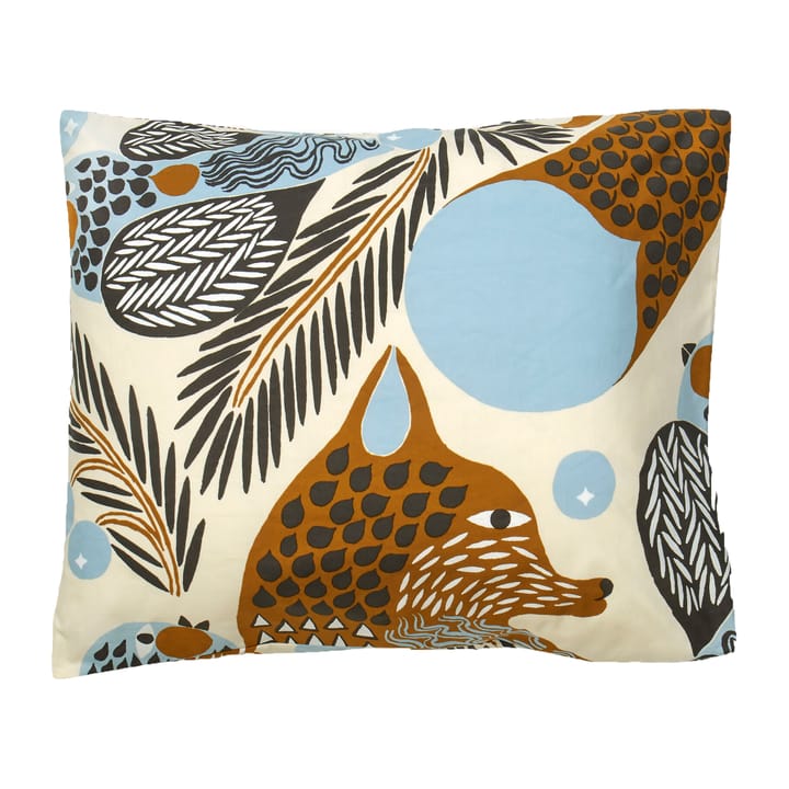 Ketunmarja pillowcase 50x60 cm - Beige-brown-light blue - Marimekko