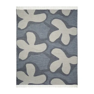 Kevätkiuru wool blanket - Light blue-natural white - Marimekko