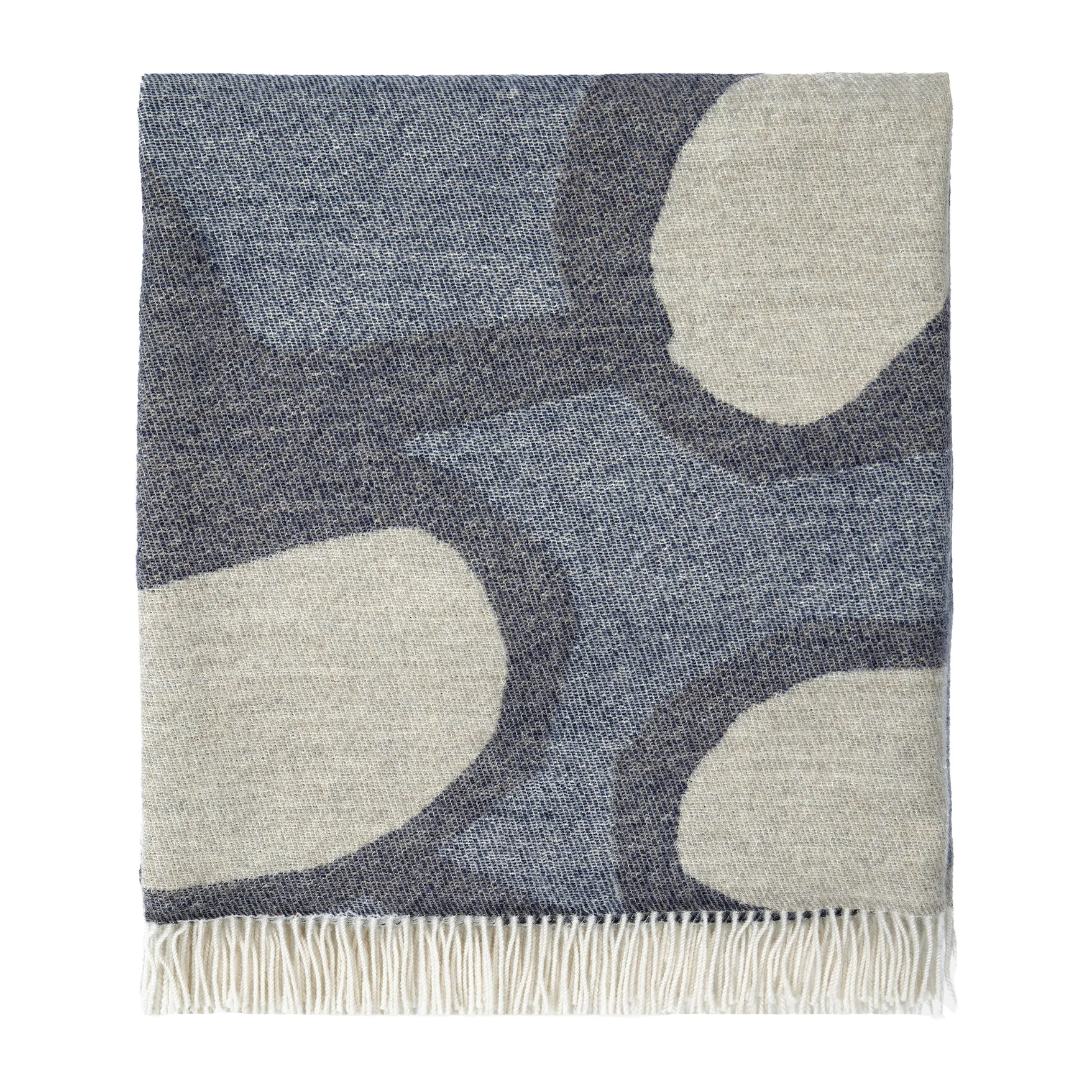 Kevätkiuru wool blanket, Light blue-natural white Marimekko