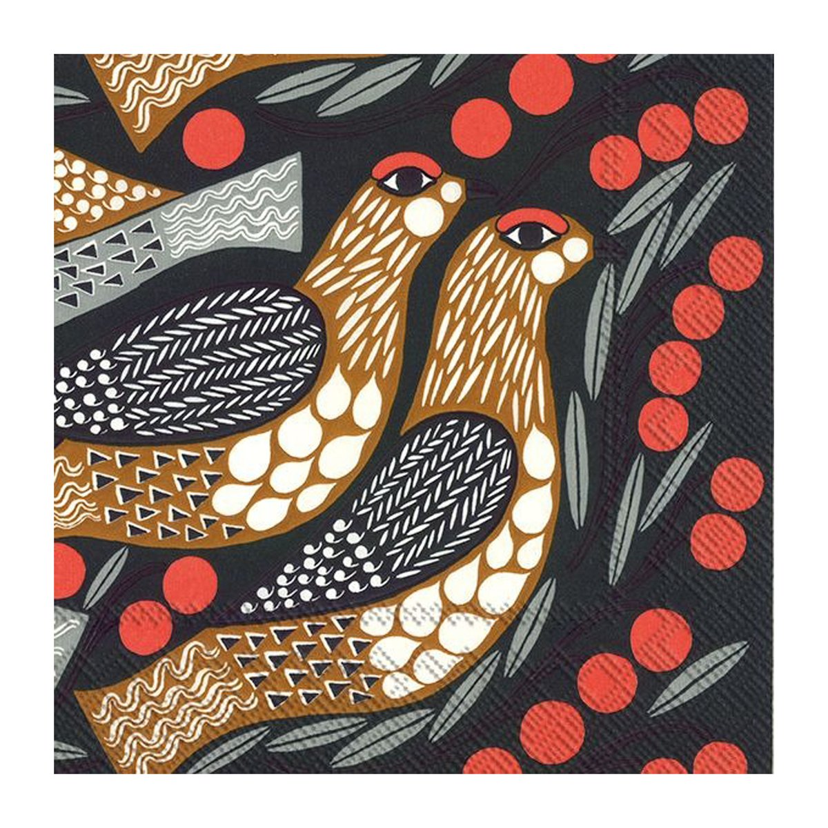 Marimekko Kiiruna napkin 33x33 cm 20-pack Green | Scandinavian Design | Paper napkins | Green