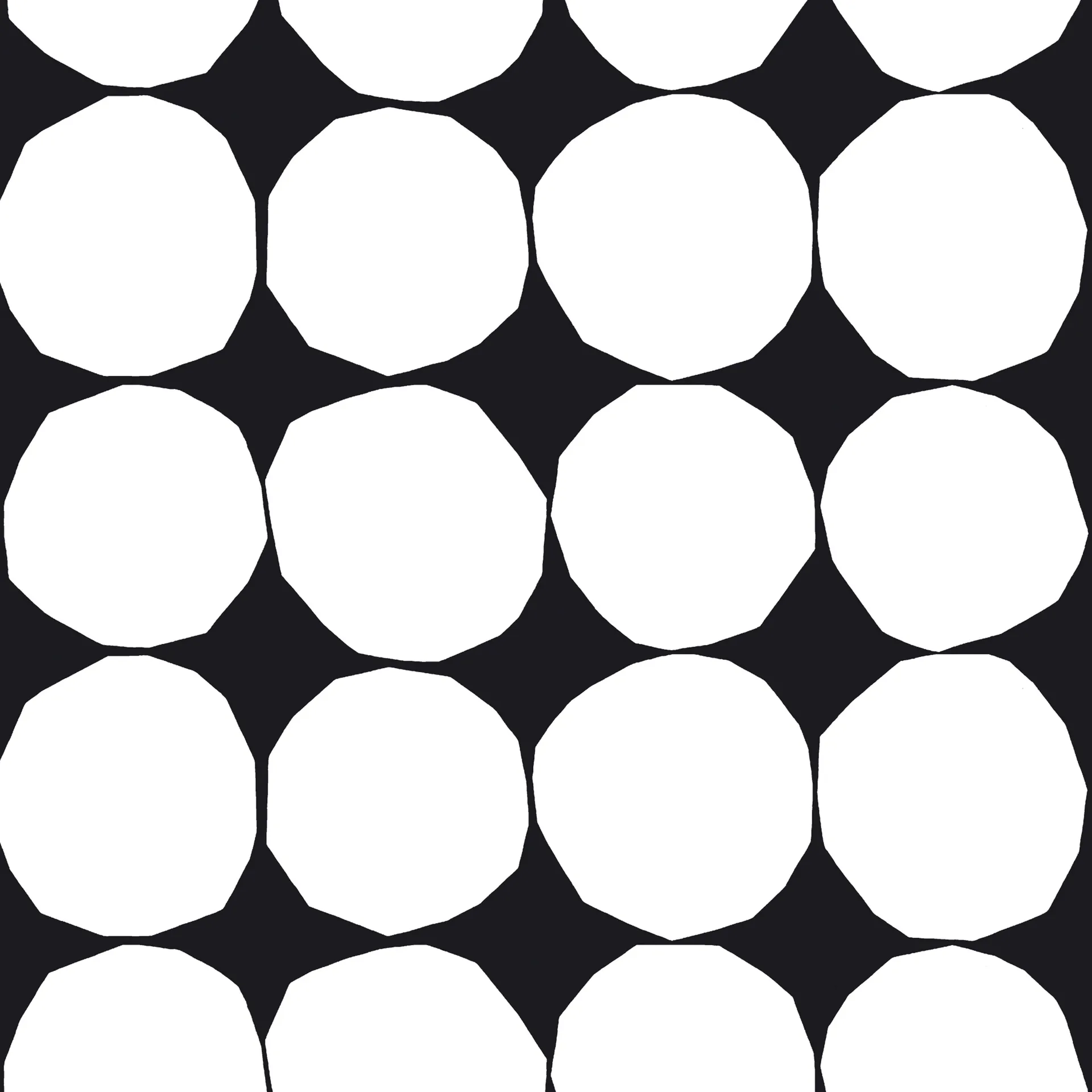 Kivet fabric, white Marimekko
