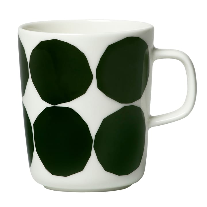 Kivet mug 25 cl - off white-dark green - Marimekko