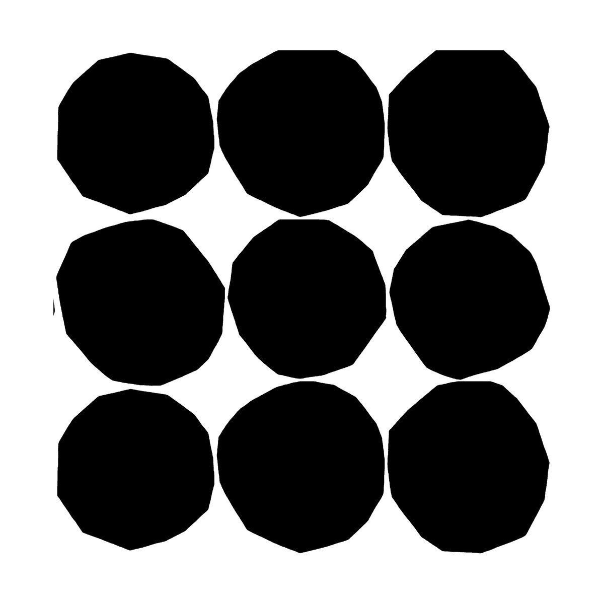 Marimekko Kivet napkin 33x33 cm 20-pack Black-White