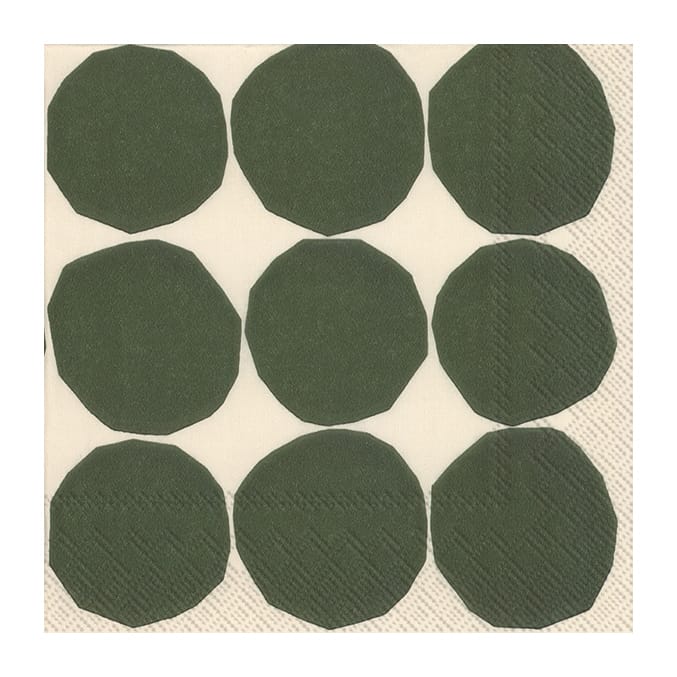 Kivet napkin 33x33 cm 20-pack - White-green - Marimekko