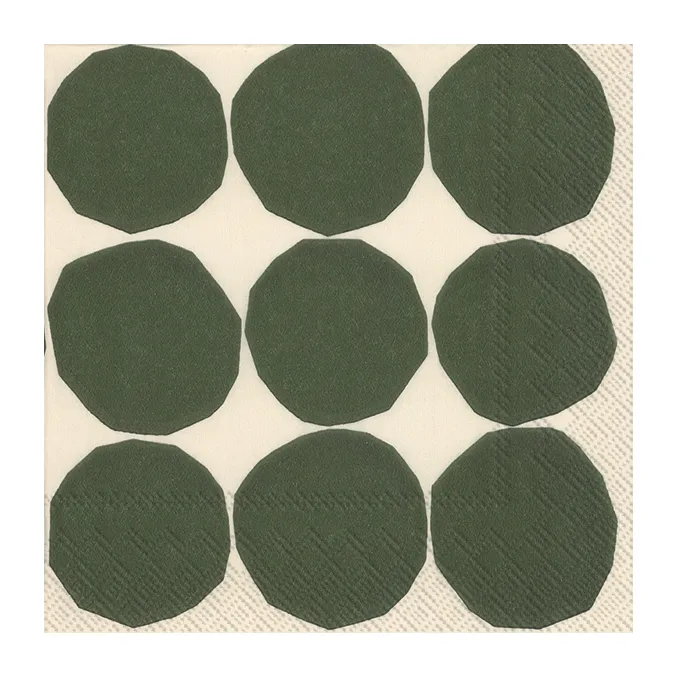 Kivet napkin 33x33 cm 20-pack, White-green Marimekko