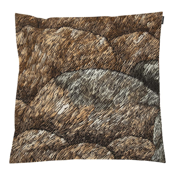 Kokadera cushion cover 50x50 cm - black-brown-green - Marimekko