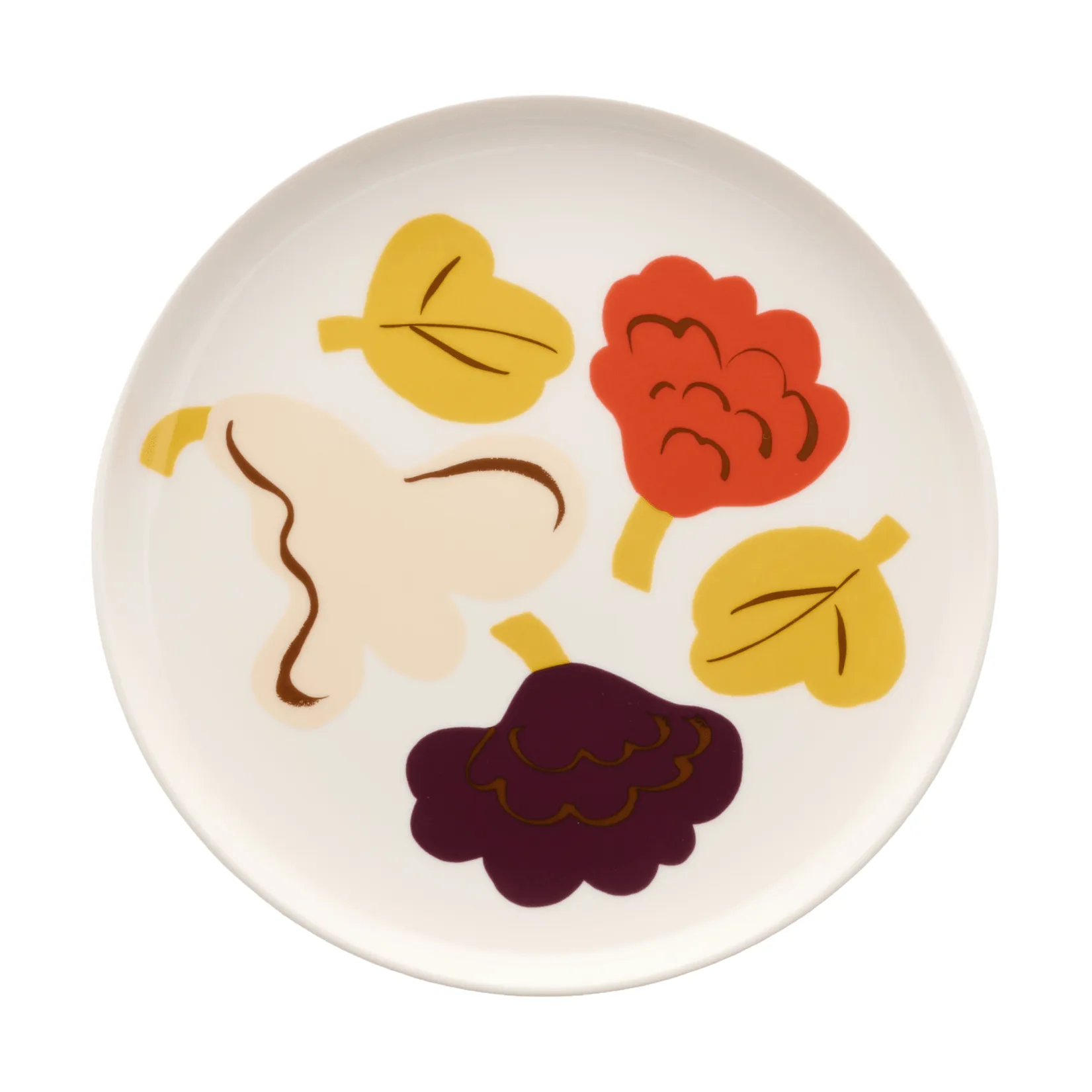 marimekko KUKASTA KUKKAAN プレート 3枚セット Kukasta Kukkaan dinner plate from Marimekko - NordicNest.com