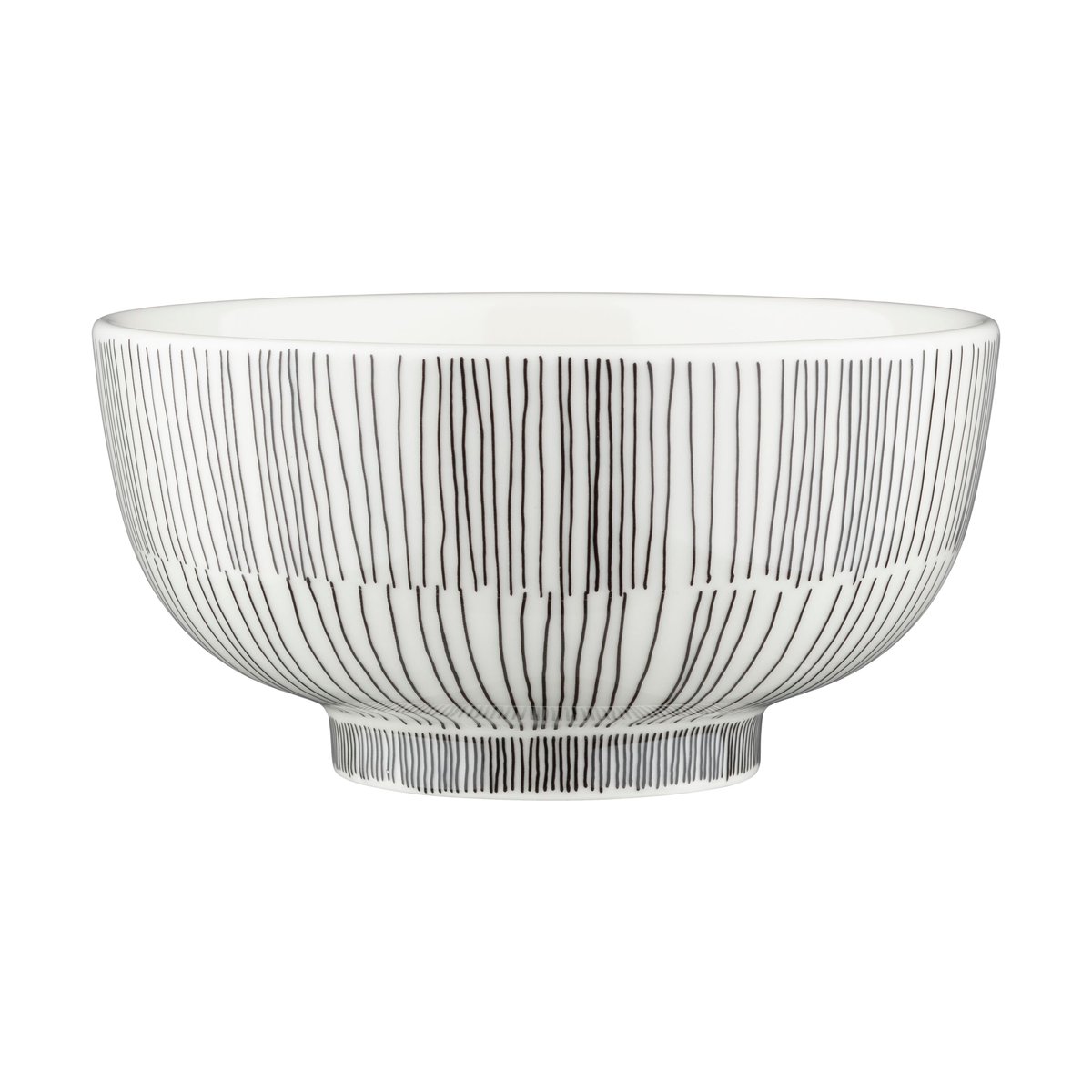 Marimekko Kukat Puhkeavat bowl 3 dl White-black | Scandinavian Design | Breakfast bowls | Black