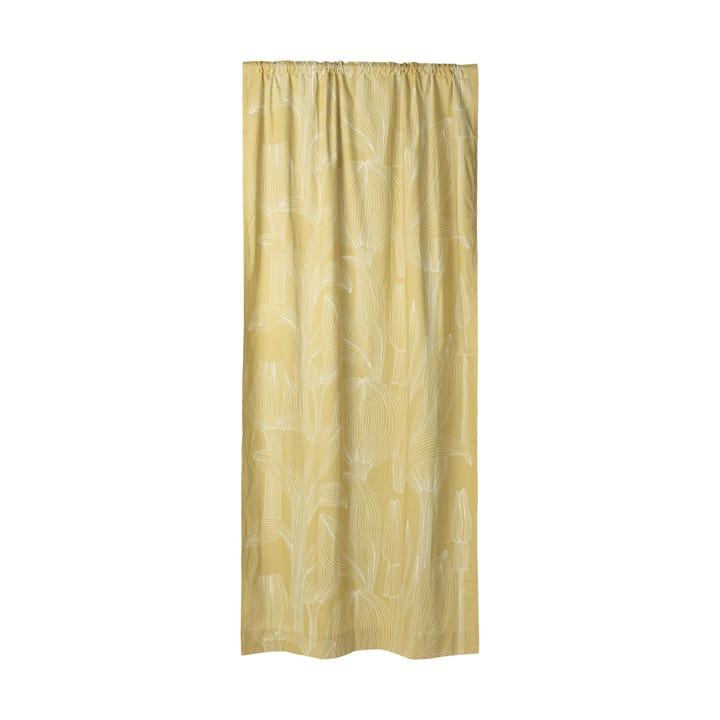 Kukat Puhkeavat curtain length 135x250 cm - Khaki-white - Marimekko
