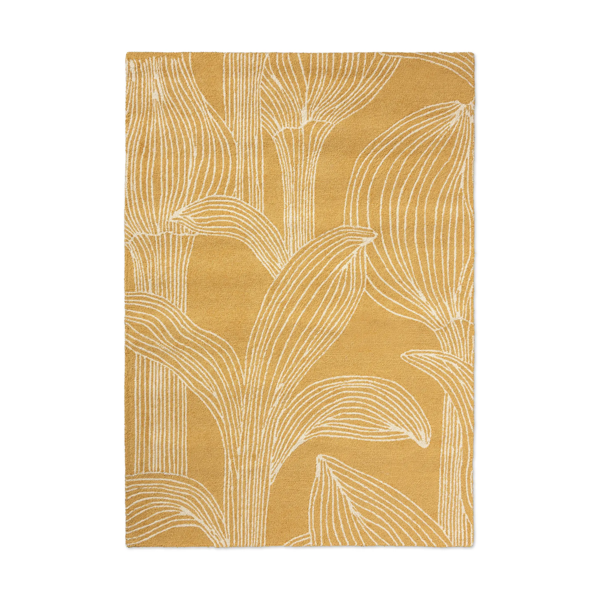 Kukat puhkeavat matte outdoor, Straw, 200x280 cm Marimekko