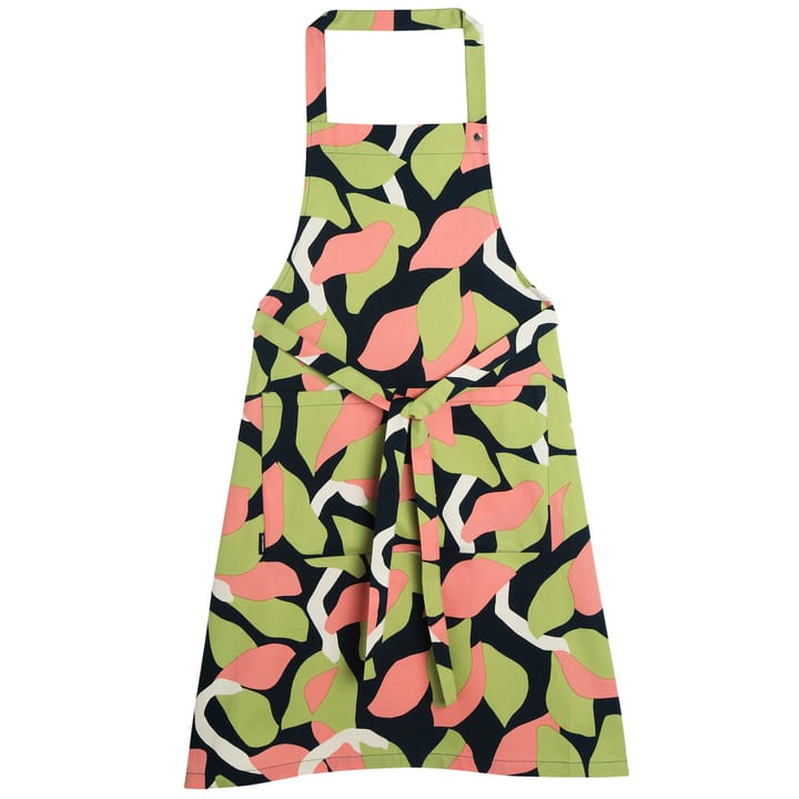 Kukero apron - dark blue-green-pink - Marimekko