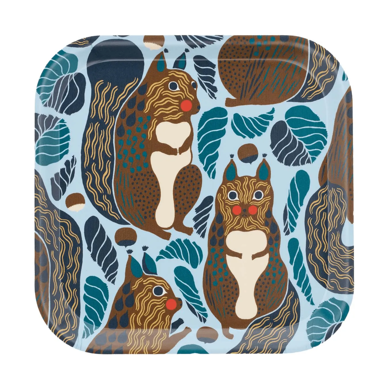 Kurre tray, Sky blue-multicolour Marimekko