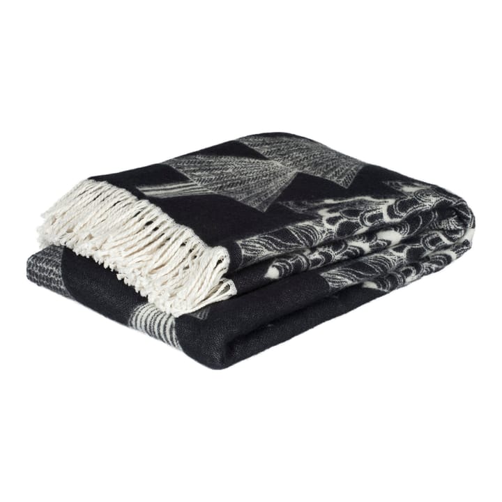 Kuusikossa blanket 130x170 cm - Black-white - Marimekko