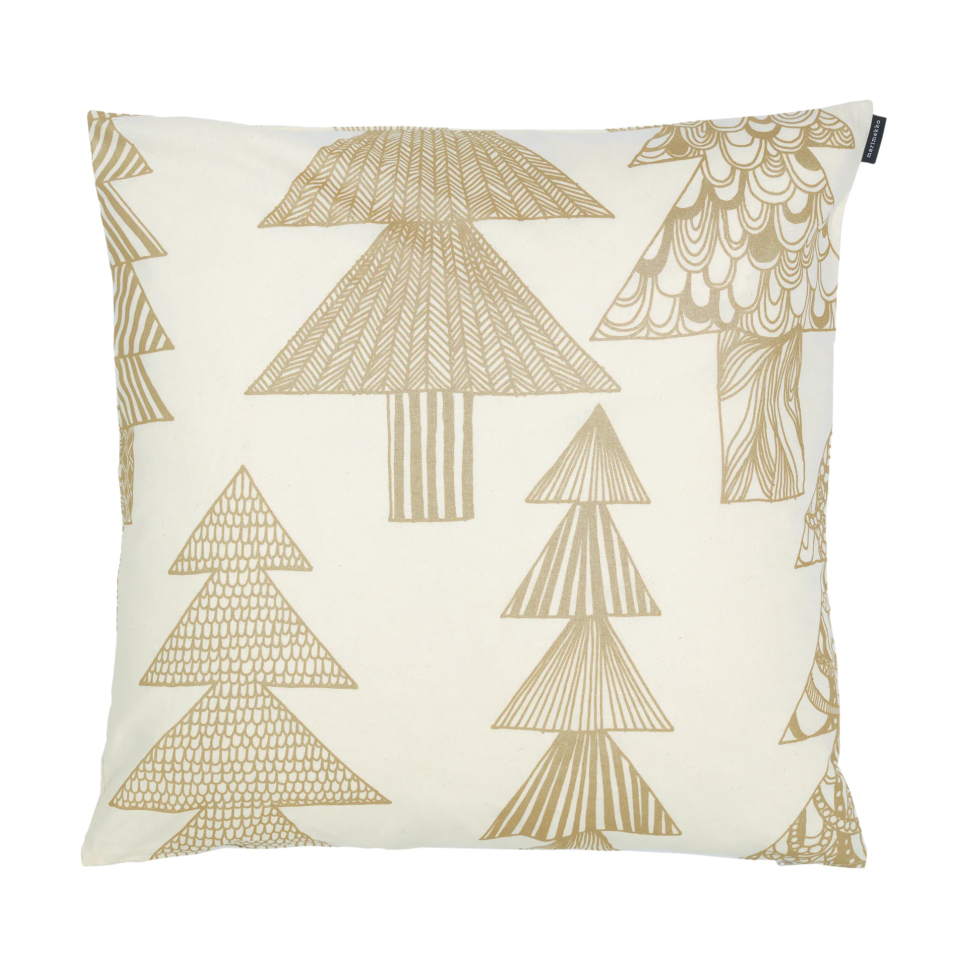 Kuusikossa cushion cover 50x50 cm, Cotton-gold Marimekko