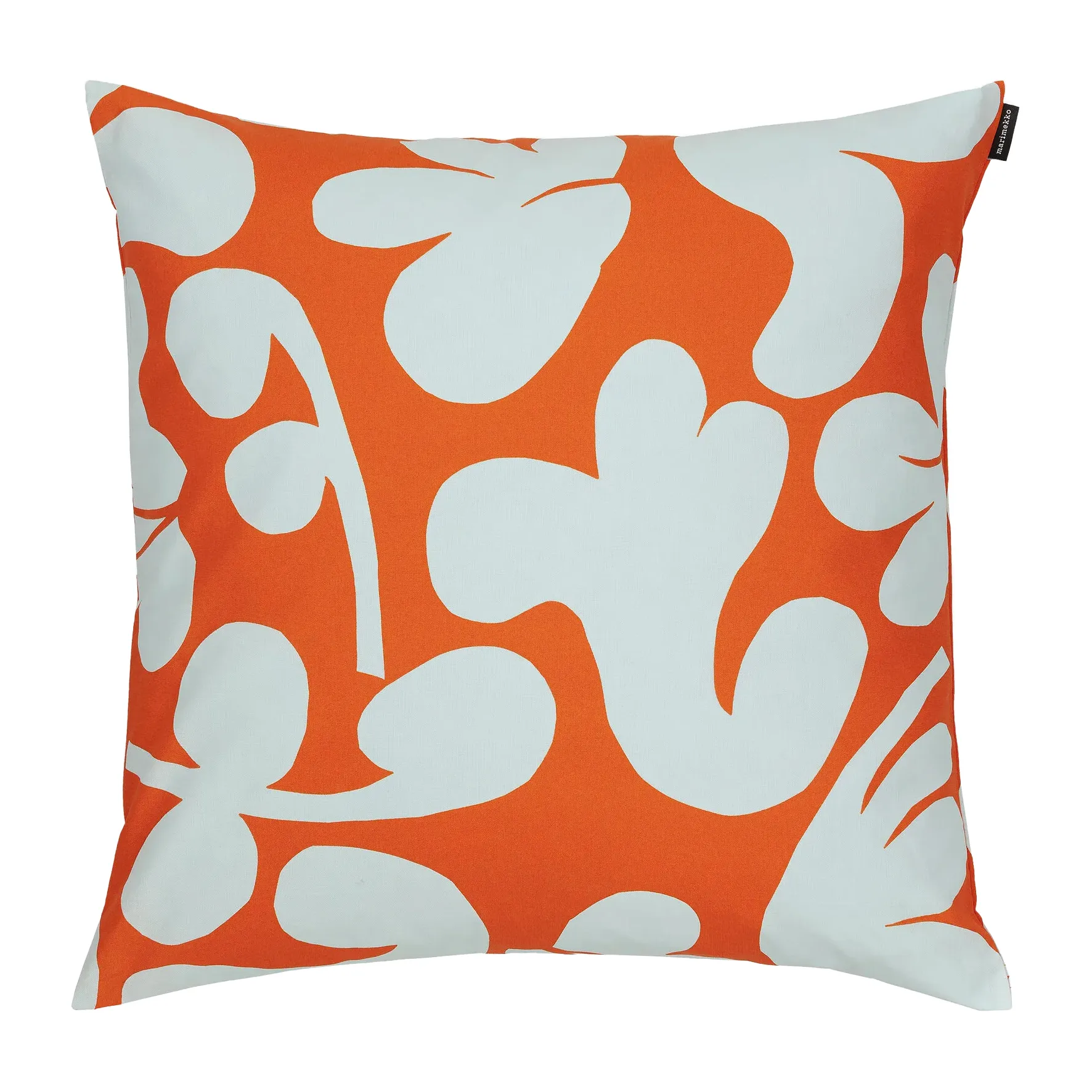 Leikko pillowcase 50x50 cm, Orange-light blue Marimekko