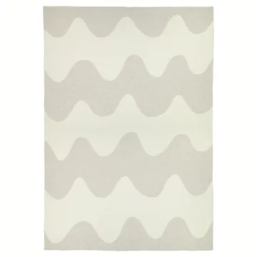 Lokki blanket knitted 130x180 cm - beige-white - Marimekko