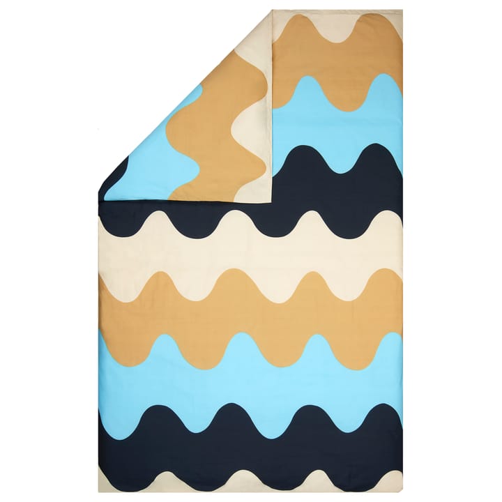 Lokki duvet cover 150x210 cm - Beige-blue - Marimekko