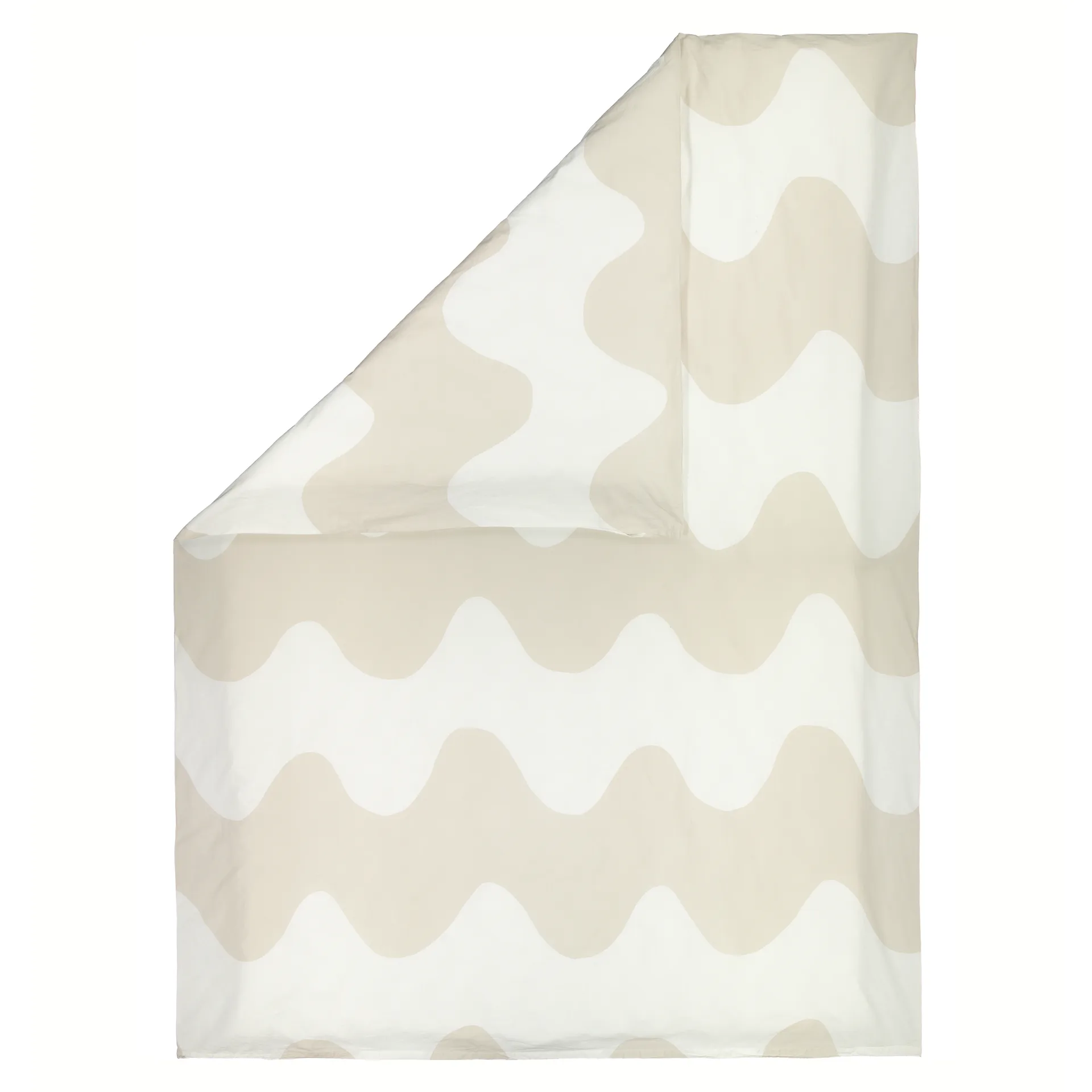 Lokki duvet cover 150x210 cm, beige-white Marimekko