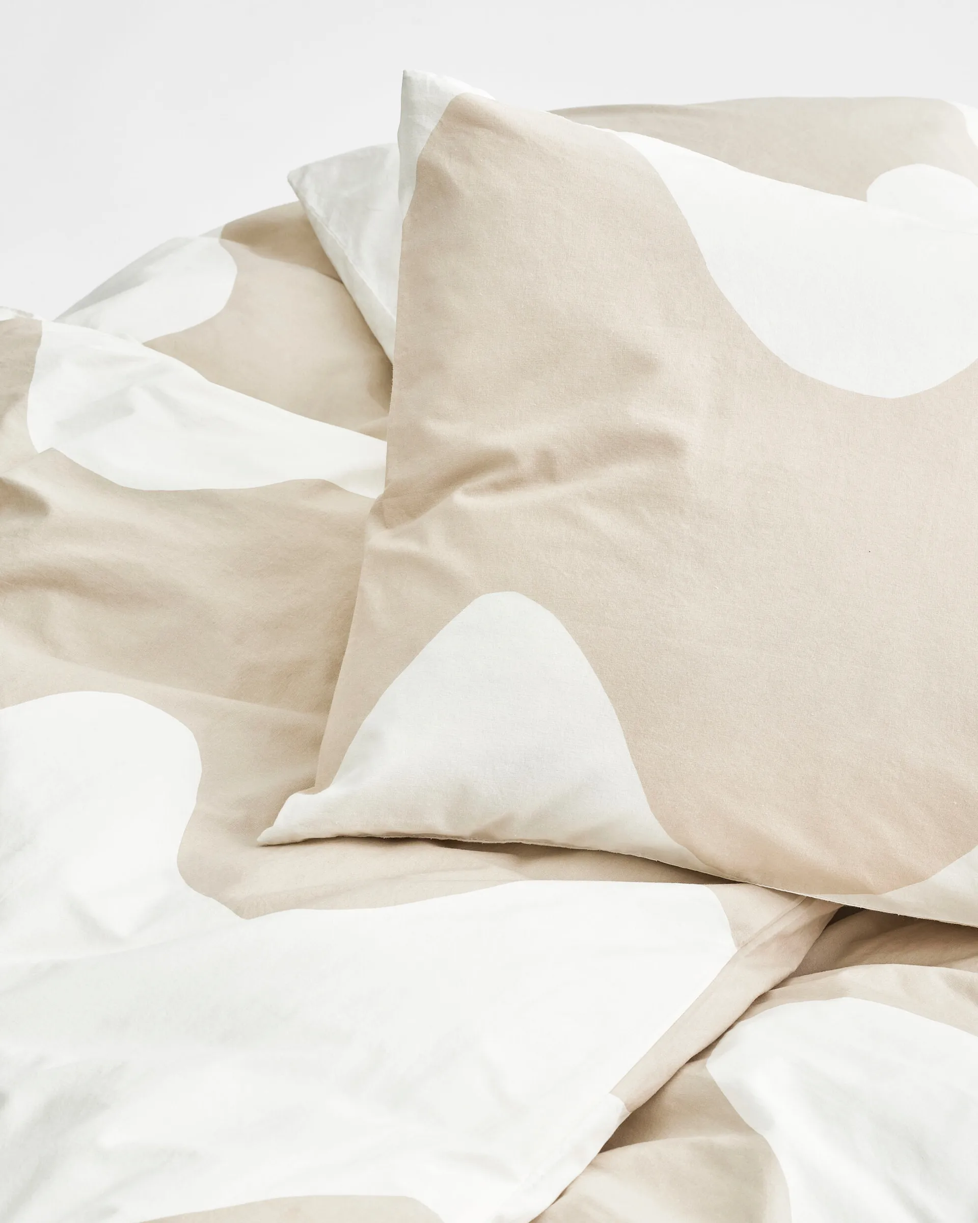 Lokki duvet cover 150x210 cm, beige-white Marimekko
