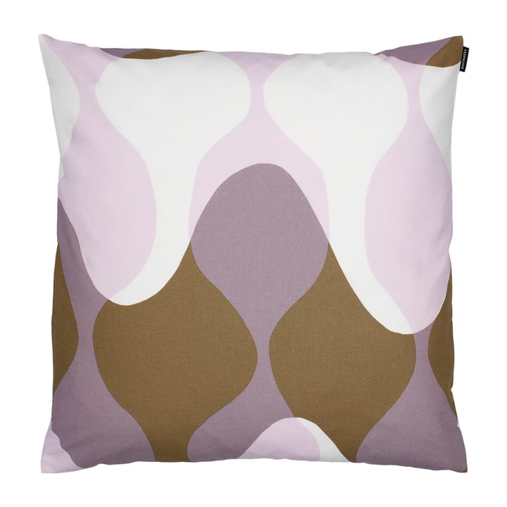 Lokki Pergola pillowcase 50x50 cm - White-purple-brown - Marimekko