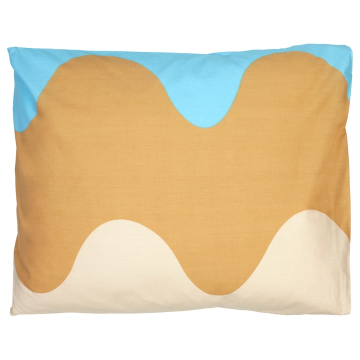 Lokki pillowcase 50x60 cm - Beige-blue - Marimekko