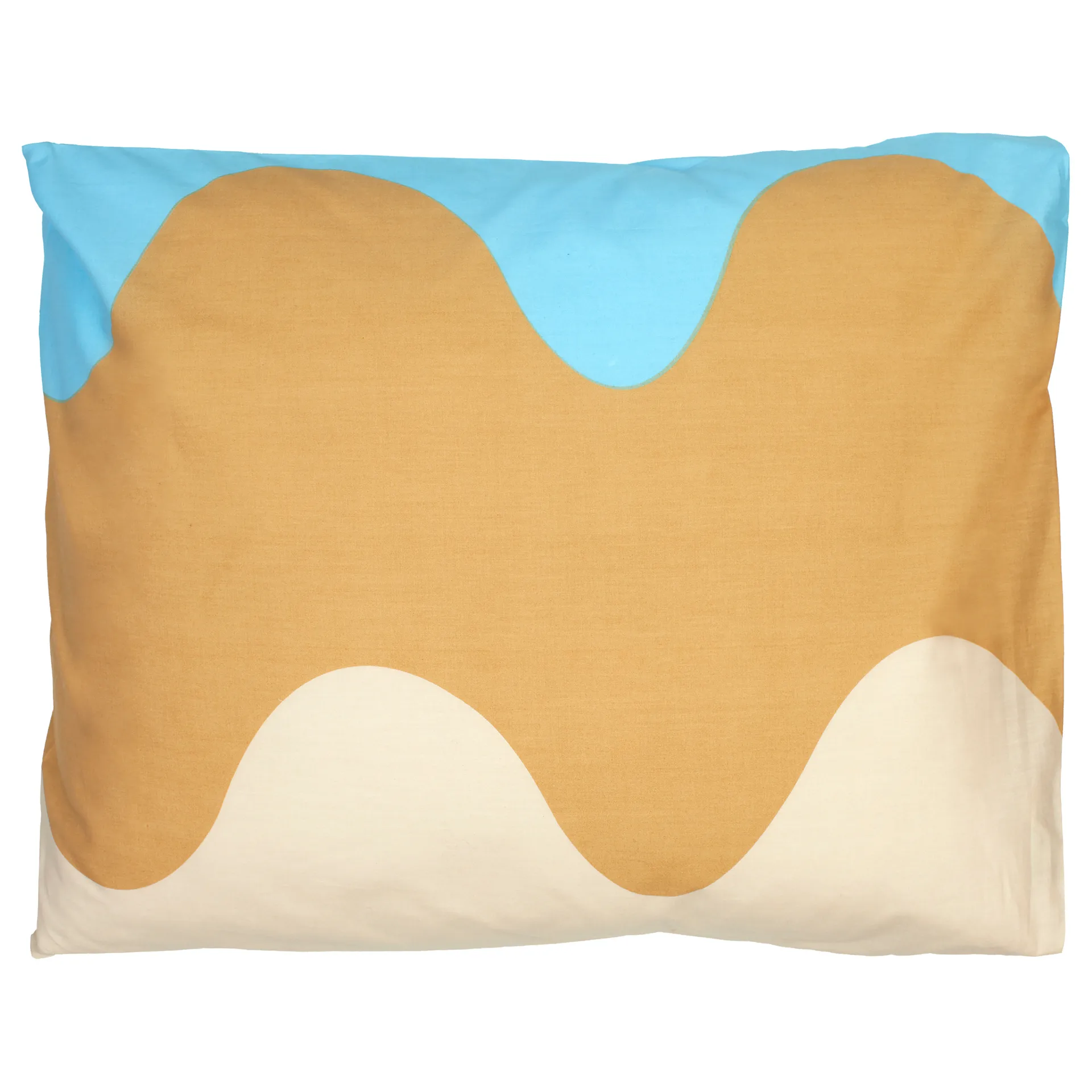 Lokki pillowcase 50x60 cm, Beige-blue Marimekko