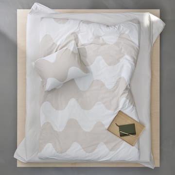 Lokki pillowcase 50x60 cm - beige-white - Marimekko