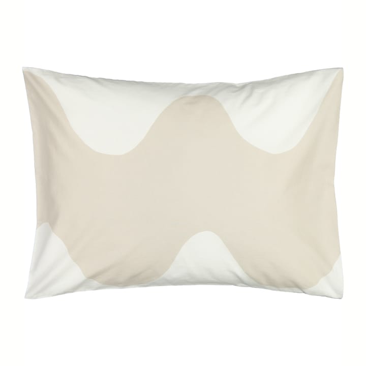 Lokki pillowcase 50x60 cm - beige-white - Marimekko