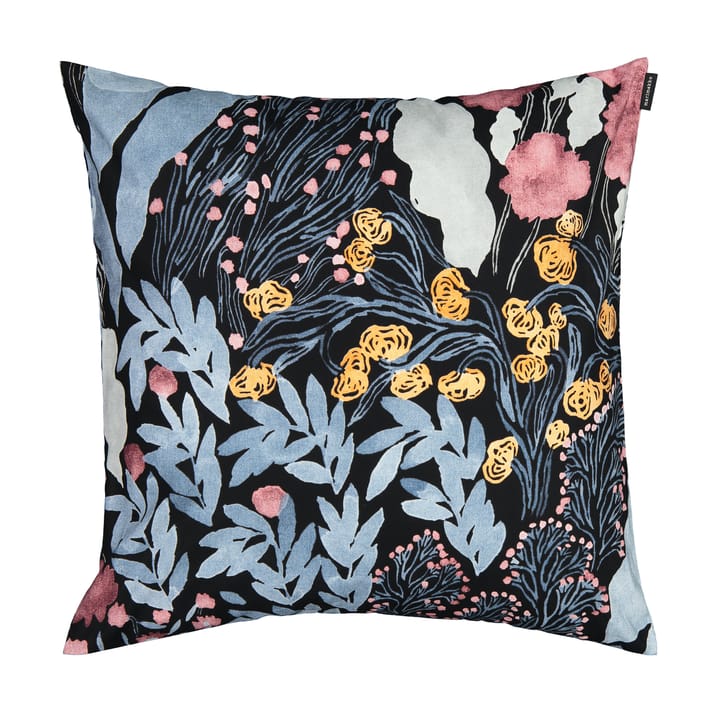 Louhi cushion cover 50x50 cm - black-blue-red - Marimekko