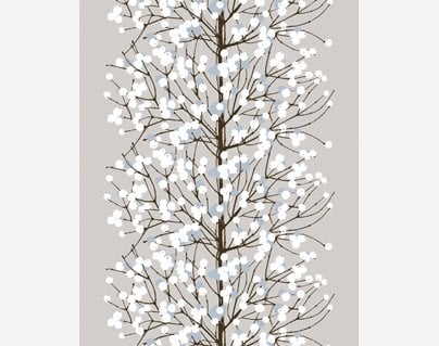 Marimekko Lumimarja fabric beige
